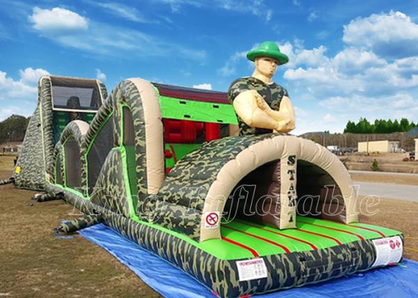 Inflatable Obstacle Courses Hire PVC Tarpaulin Blow Up Obstacle Course Rental