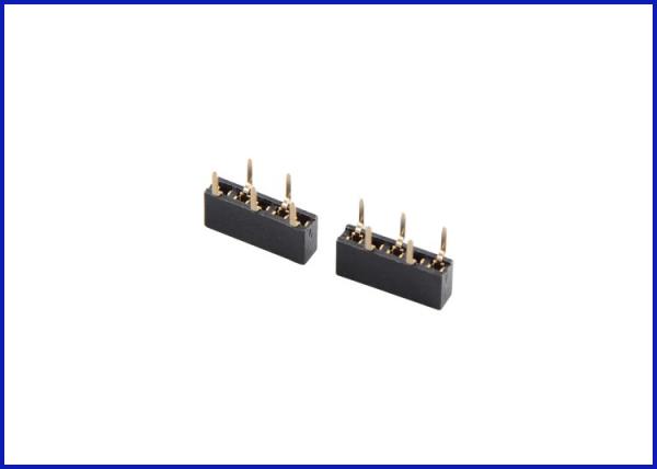 Buy cheap 1.27 mm single row 1*5 P female socket connector from wholesalers