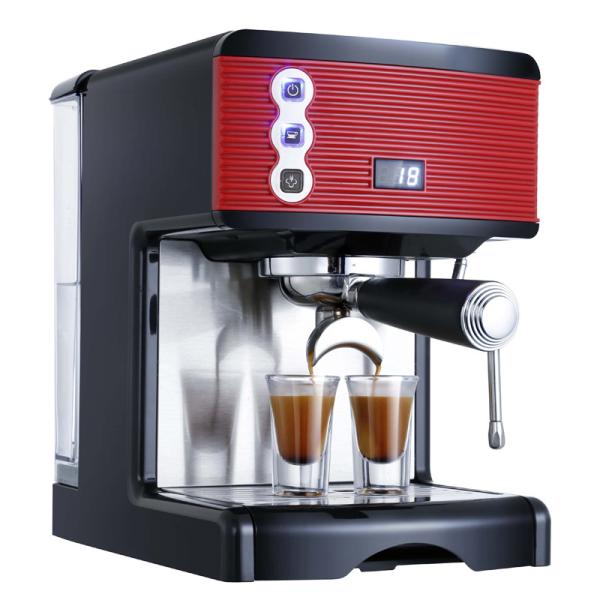 Buy cheap Black Household Coffee Machine / Espresso Latte And Cappuccino Machine from wholesalers