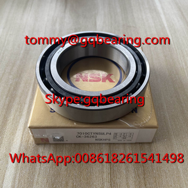 NSK 7010CTYNSULP4 Super Precision Angular Contact Ball Bearing 7010 Spindle Ball Bearing