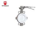 Full Lining Fluoring Wet Alarm Valve , Cast Iron Valve Disc - Shaped Simple