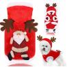 Buy cheap 100% Cotton Soft Pet Christmas Clothes Jackets For Small Dogs Cats from wholesalers