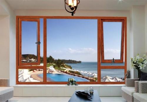 Buy cheap Luxury Homes Wood Aluminium Windows Environment Protective Easy To Install from wholesalers