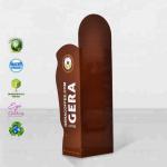 ISO 9001 Pantone Color 157gsm Cardboard Stand Up Display