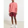 Buy cheap Dropped Shoulder Fleece Crew Neck Sweatshirt Men Hoodies Pink Color from wholesalers