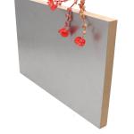 Fingerprint Free Metal Brushed PET Laminated MDF Panels 1220x3050×30mm