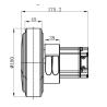 Buy cheap Differential Drive Series Integrated AGV Steering Drive Wheel 1000W Diameter 180mm from wholesalers