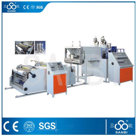 Polyethylene Film Extrusion Blow Molding Machine Single Screw Plastic Extrusion