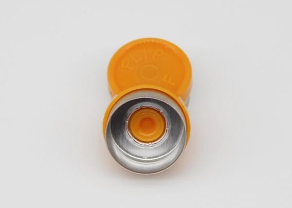 Buy cheap Wholesale 13mm Orange Pharmaceutical Aluminum Plastic Combination Cap from wholesalers