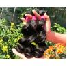 Buy cheap Healthy 100% Malaysian Human Hair Weave Natural Black / Dark Brown From Young Girl from wholesalers