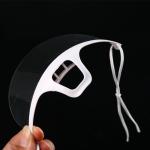 Hygiene Transparent Plastic Mouth Cover For Waitress