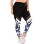 Plus Size Yoga 2 Pcs Sets Shockproof Non See Through Sports Bra And Leggings Set