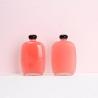 Buy cheap 250ml 350ml Juice Hip Flask Bottles Cold Brew Glass Bottles With Metal Lids from wholesalers