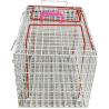 Buy cheap 24x7x8'' Collapsible Live Animal Trap Cage 1x1 Inch Wire Mesh Galvanized from wholesalers