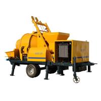 Buy cheap 30m3/h cement pumping machine portable lightweight mobile diesel concrete pump product