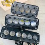 10 Beads Fog Light Aluminum RGB White Yellow Flash Dual Color Motorcycle Spare