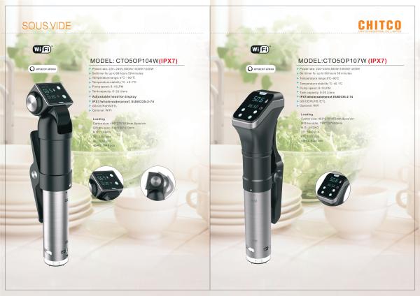 Buy cheap Sous Vide Immersion Circulator and Slow Cooker GK-P107W from wholesalers