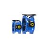 Buy cheap Rubber Seat Blue Double Flanged Butterfly Valve Carbon Steel Base Available from wholesalers