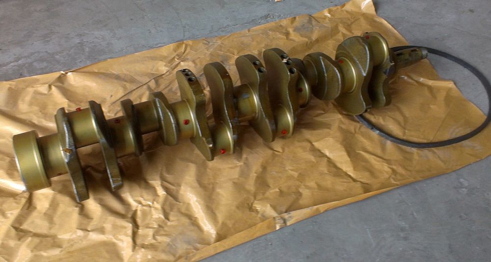 Flat Head Nissan PF6T Engine Alloy Steel Part Crankshaft