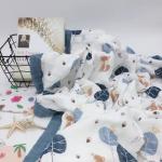 Cotton Muslin Baby Blankets Super Soft Breathable For Daycare Nursery