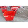 Buy cheap Foldable Plastic Shopping Basket With Wheels For Supermarket / Retail Shop from wholesalers