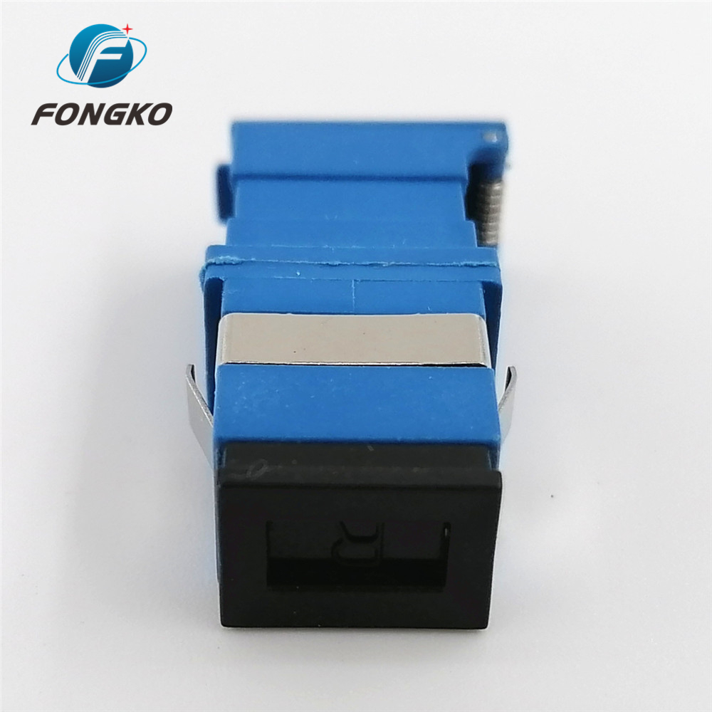 Promotion Simplex SC Optical Adapter SM SC/UPC Auto Shutter Fiber Optic Adapter