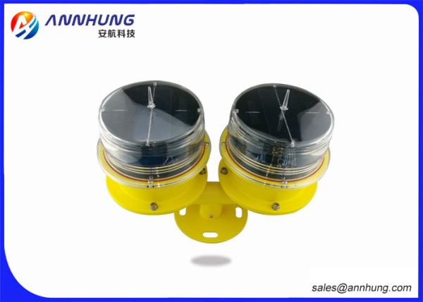Buy cheap Standby Solar Aviation Obstruction Light , Low - Intensity Double Solar Airfield Lighting from wholesalers
