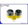 Buy cheap Red Solar Powered Led Flashing Lights / Waterproof Tower Warning Lights from wholesalers
