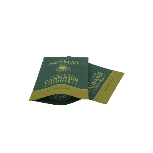 Weed Mariguana weed ziplockk Mylar Bags Scent Proof 3 Side Seal Holographic Effect
