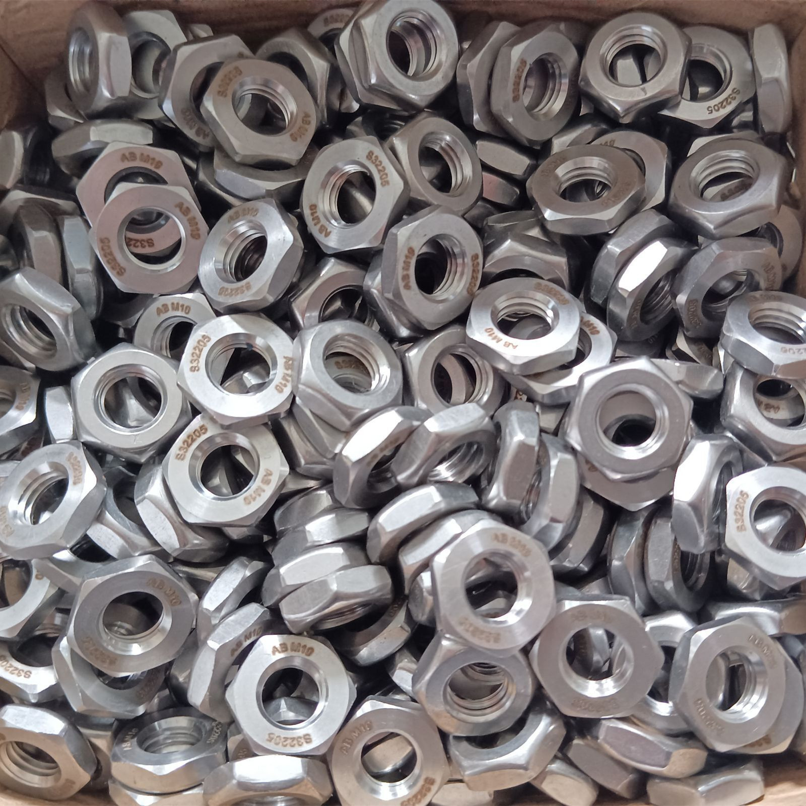 NXF 2205 DIN934 M6-M30 Thin Hex Nut in Natural Finish and Polished Finish for Water Treatment