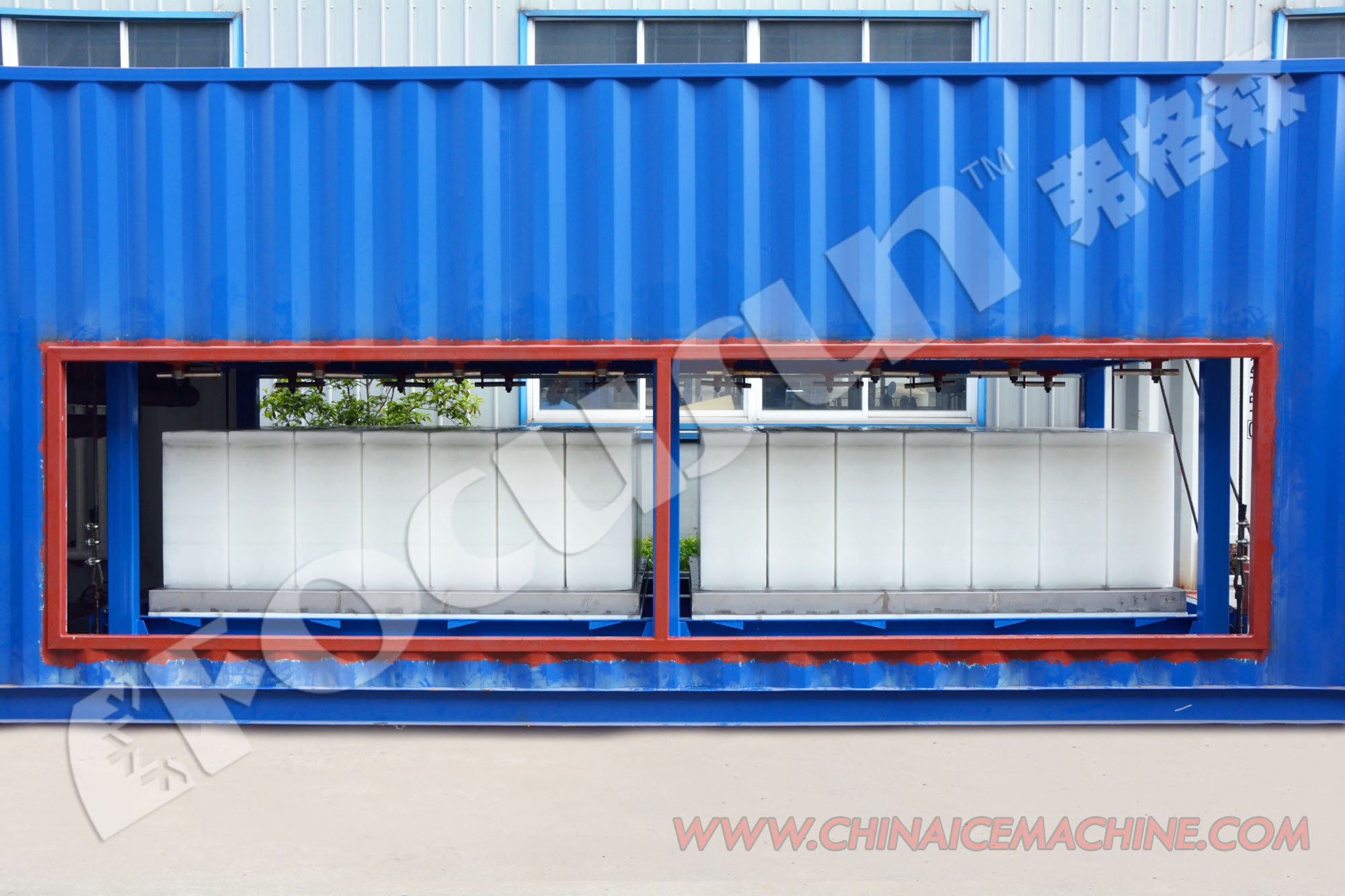 Newest Technology 10tons Direct Cooling Block Ice Machine with Bitzer Compressor