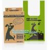 Buy cheap pet garbage bags/pet waster bags/high quality compostable dog poop bags, cornstarch 100% compostable biodegradable dog p from wholesalers