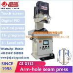 220V Electric Vertical Shirt Pressing Machine For Sleeve Body Side Seam Sealing