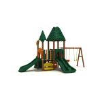 Large Custom Plastic Playground Slide Galvanized Steel Outdoor Anti Static
