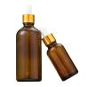 Buy cheap Luxury Glass Collar 5ml 10ml 15ml Hair Oil Essential Oil Perfume Oil Frosted Pink Dropper Bottle With Rose Gold Top from wholesalers