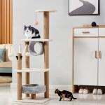 Modern Luxury Cat Tree with Sustainable Product Feature Cat Furniture and