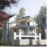 Buy cheap Prefabricated Light Gauge Steel House / Luxury Modern Prefab Tiny Homes from wholesalers