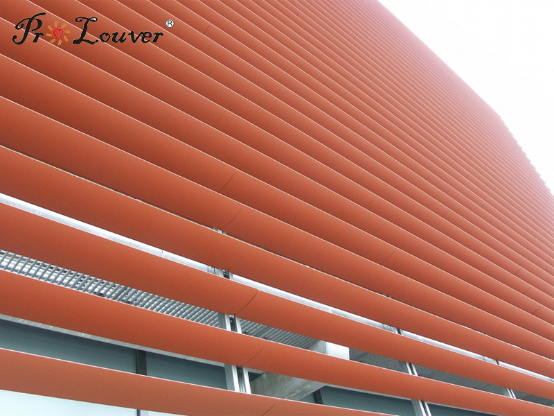 High Quality Aerobrise Louver Blades used for architecture louver facade