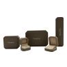 Buy cheap soft Touch PU Khaki Jewelry Packaging Box For Ring Earring Bangle from wholesalers