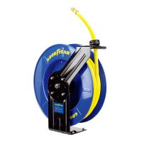 Buy cheap Goodyear Steel Spring Driven Low Pressure air water retractable hose reel 20m product