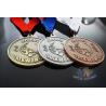 Buy cheap 2D Level Round Custom Metal Sports Award Medals Recessed Textured Effect from wholesalers