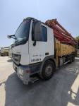 Semi-Dry Shotcrete Concrete Pump Truck 49m Used Heavy Equipment Mercedes Benz