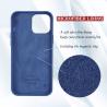 Buy cheap Shockproof Liquid Silicone Phone Cases Microfiber Magnetic For IPhone from wholesalers