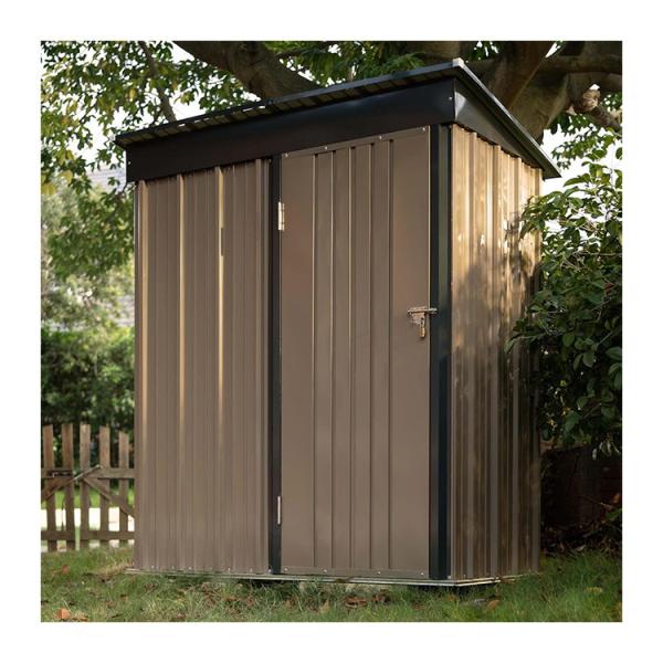 Buy cheap AJUNION Modern Design 5x3ft Metal Garden Shed Single Lockable Doors 61.2" Doors Height from wholesalers