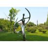 Buy cheap Custom Polished Stainless Steel Sculpture , Abstract Outdoor Metal Sculpture For Garden from wholesalers