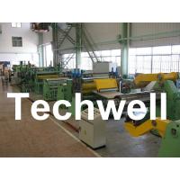 Buy cheap Stainless Steel Coil Slitting Cutting Line With Uncoiler, Feeder / Level, product