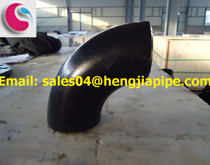 black steel seamless elbow