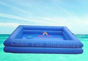Buy cheap Blue color 7 x 6 meter PVC tarpaulin Swimming Inflatable Water Pools for zorb ball from wholesalers