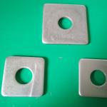 Zinc Plain Shims Round Hole Square Washers OEM Galvanized Large Metal Square
