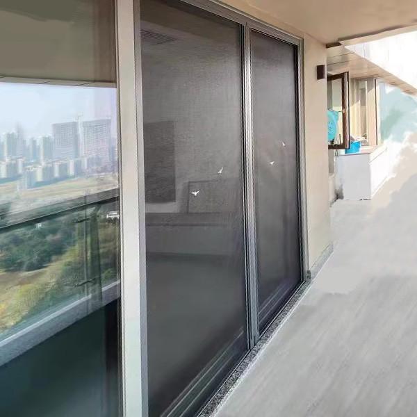 Buy cheap Aluminum Retractable Barrier Free Screen Door For Verandas from wholesalers